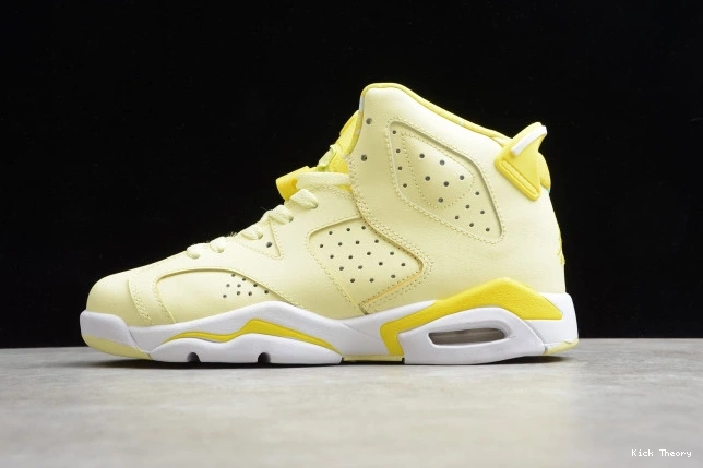 Kick Theory Yellow Jordan Retro 6 (GS) Dynamic 543390-800 Floral Air 0722